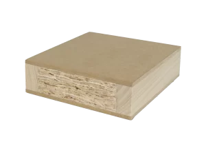 MDF, LSL Core, 1/4" thick veneer