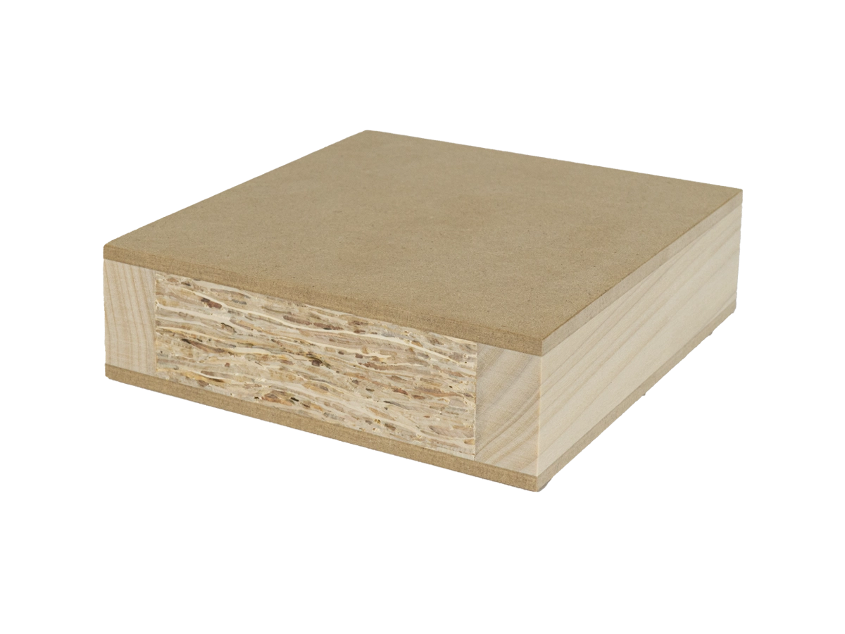 MDF, LSL Core, 1/4" thick veneer