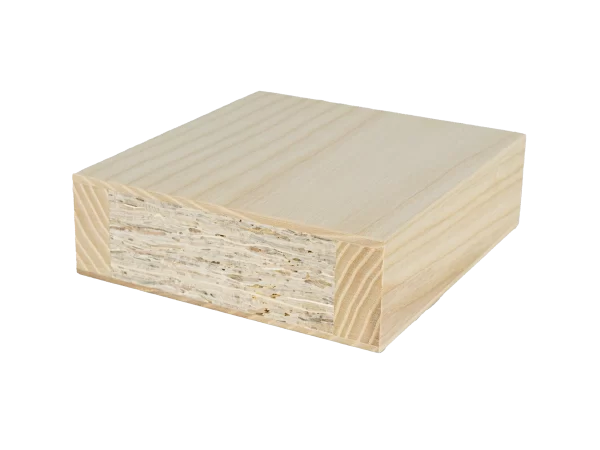 White Ash plain sawn, LSL Core, 1/8" thick wood veneer